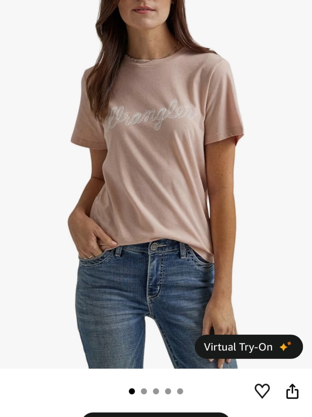 Womens Wrangler retro rope tshirt, small